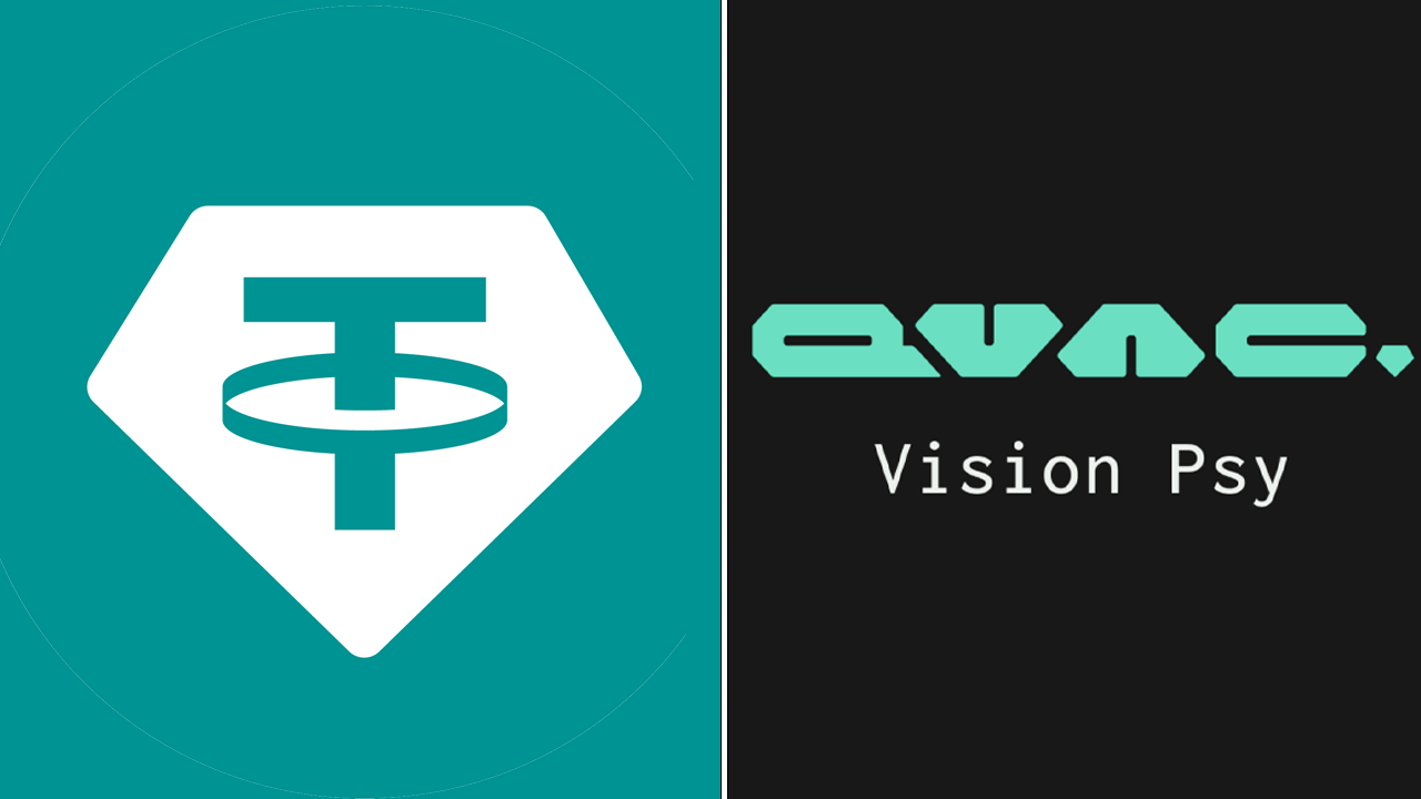 Tether and VisionPsy-Nano logo