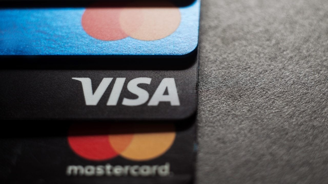 Visa and Mastercard credit cards