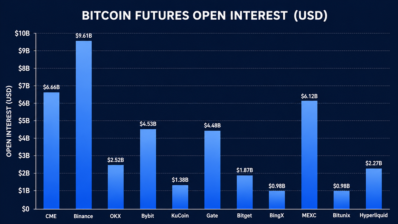 Bitcoin futures open interest chart
