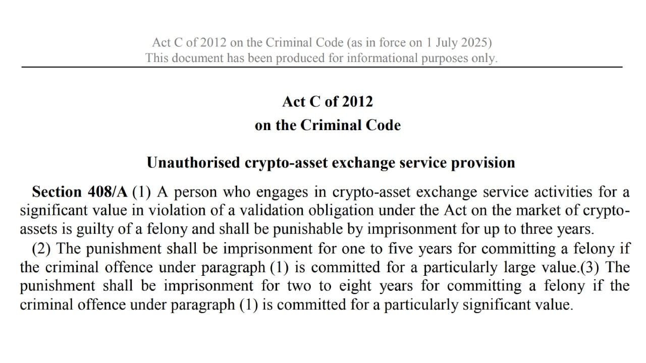 Hungarian Criminal Code