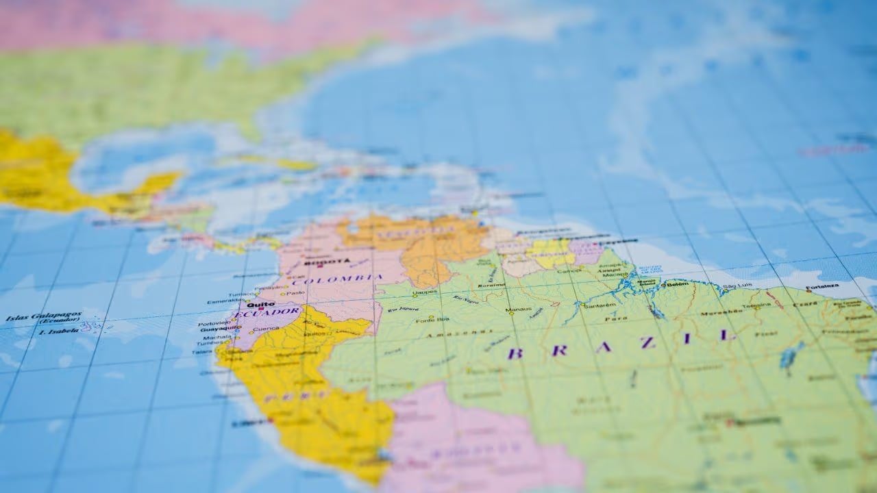 Map of Latam
