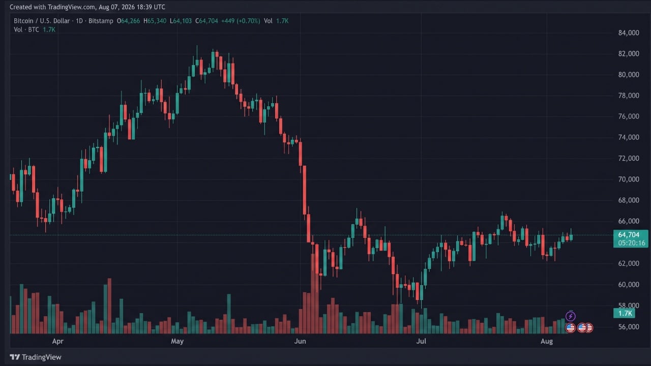 Bitcoin Price Candle Chart