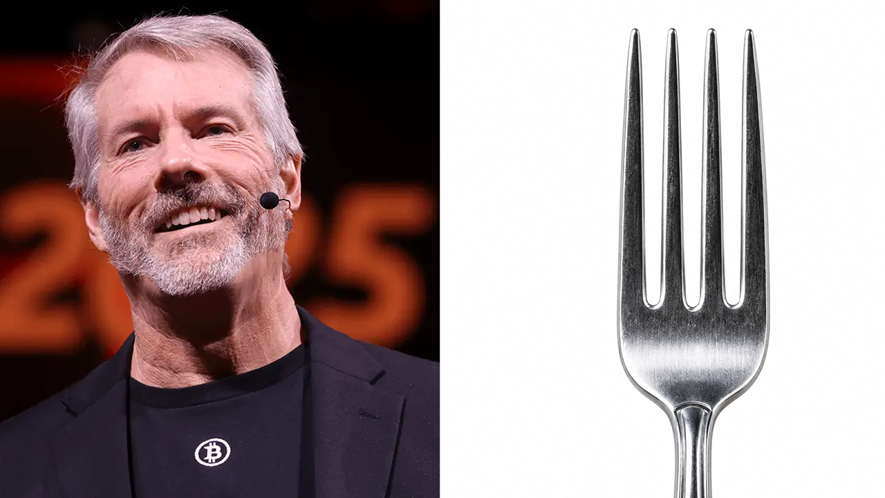 Michael Saylor and a fork