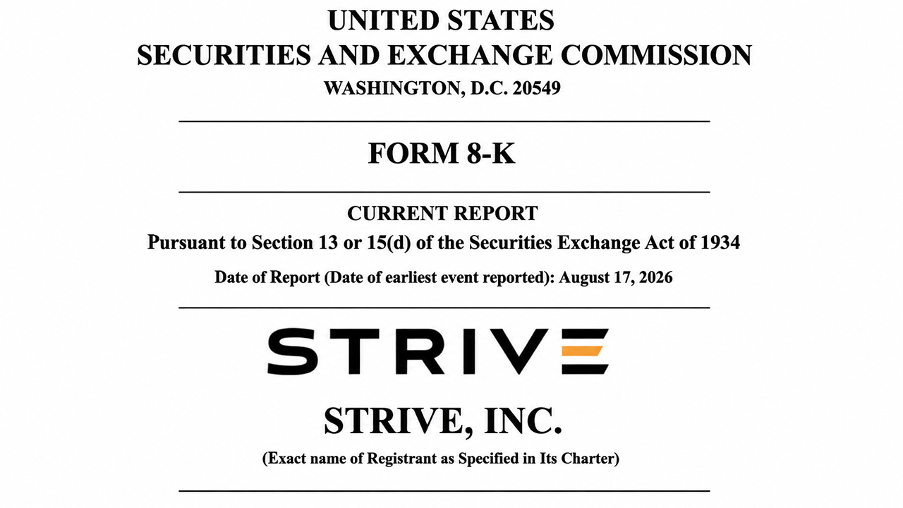 Strive SEC filing